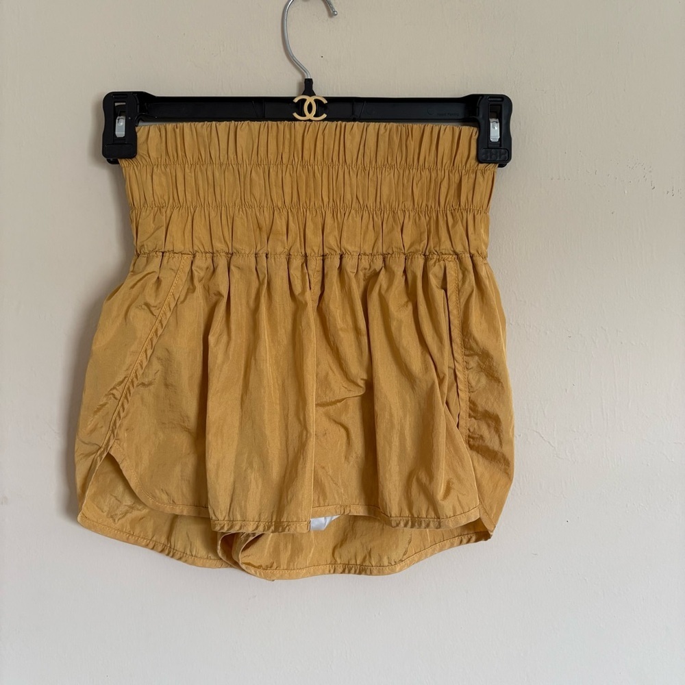 Free People Movement The Way Home Shorts in Honey Mellow Medium - Picture 9 of 12